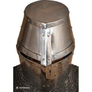 Crusader Great Helmet - Polished