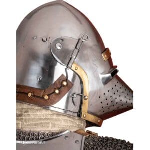 Houndskull Churburg Bascinet Helmet - Polished