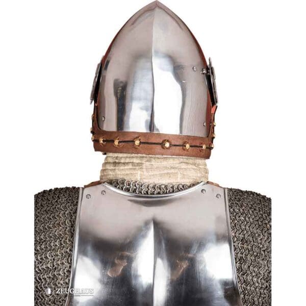 Houndskull Churburg Bascinet Helmet - Polished