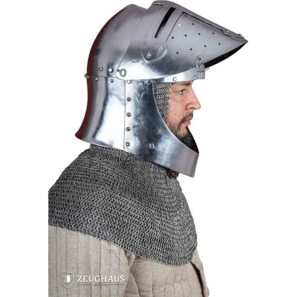 Sugar Loaf Helmet with Visor - Polished