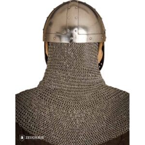 Spangenhelm with Face Guard - Polished