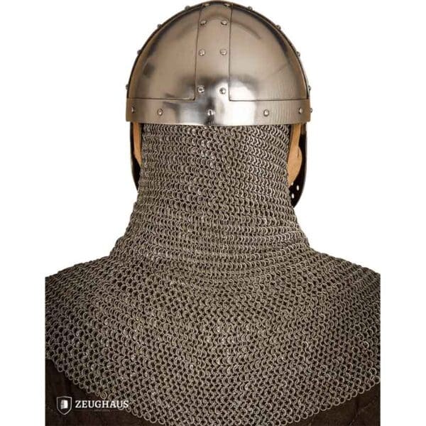 Spangenhelm with Face Guard - Polished
