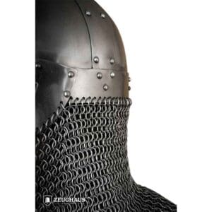 Viking Helmet with Aventail - Polished