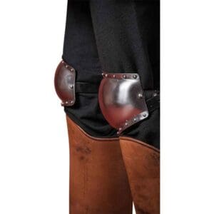 14th Century Knee Armour Polyens - Polished