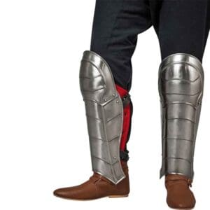 Champion Steel Greaves - Polished