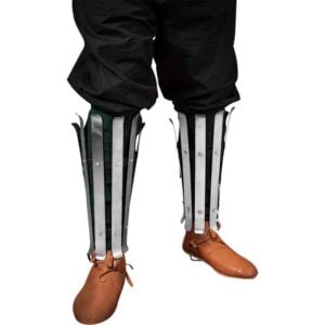 Viking Splint Greaves - Polished