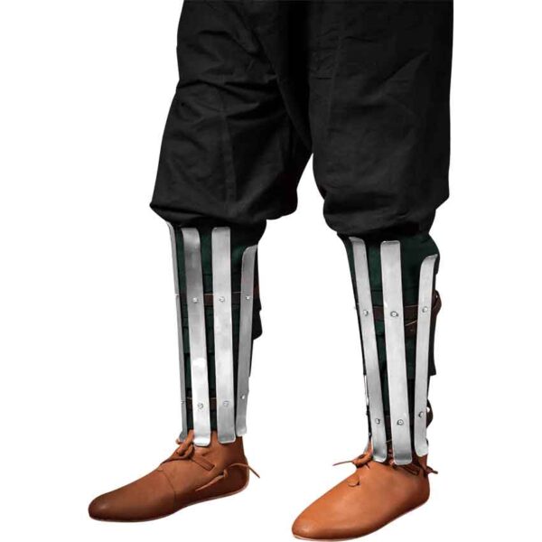 Viking Splint Greaves - Polished