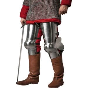 14th Century Upper Leg Armour - Polished