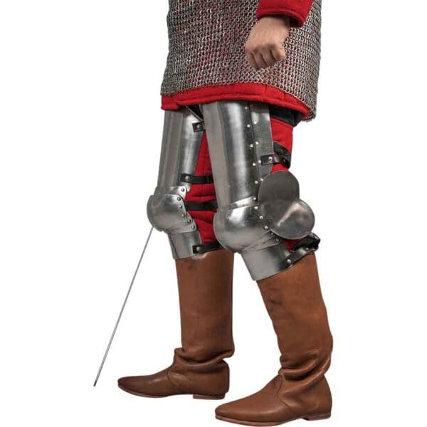 14th Century Upper Leg Armour - Polished