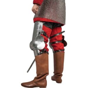 14th Century Upper Leg Armour - Polished