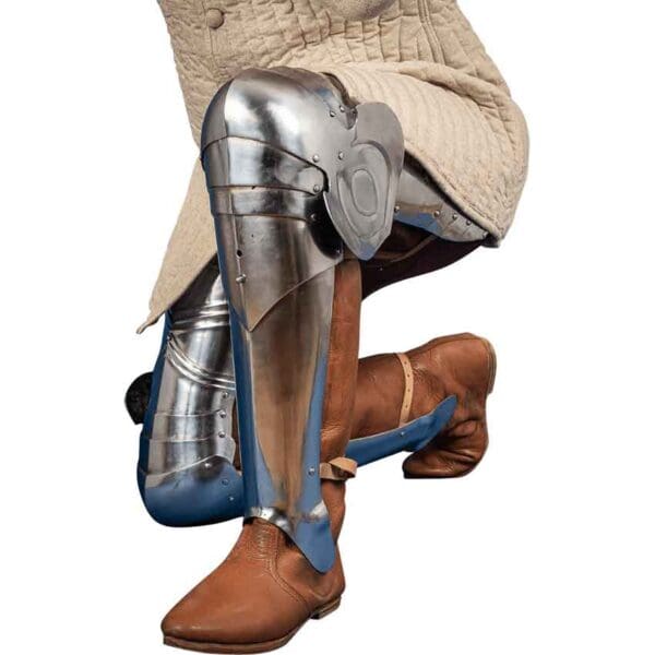 15th Century German Full Leg Armor - Polished