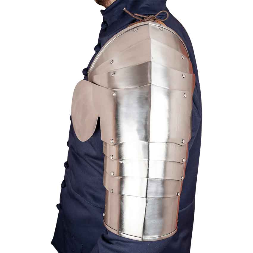 15th Century Pauldrons - Polished