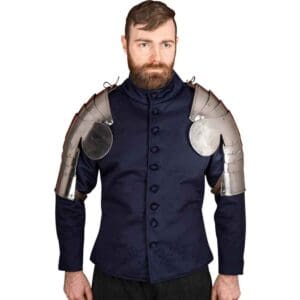 15th Century Pauldrons - Polished