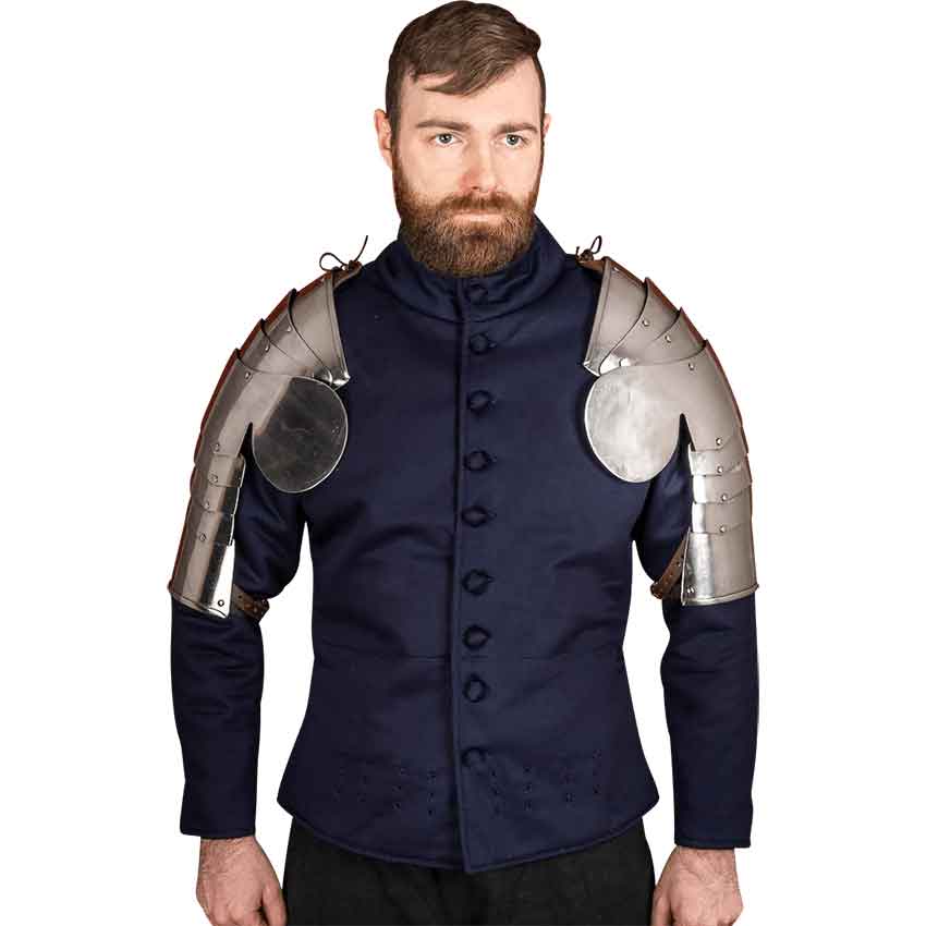 15th Century Pauldrons - Polished