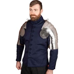 15th Century Pauldrons - Polished