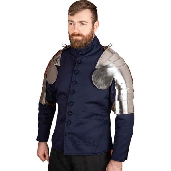 15th Century Pauldrons - Polished