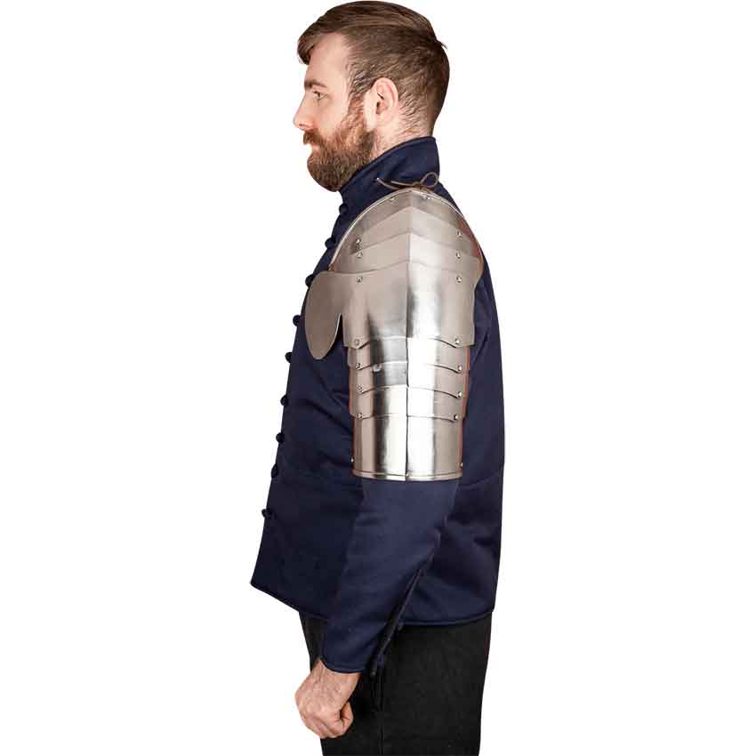 15th Century Pauldrons - Polished