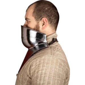 16th Century Articulated Gorget with Bevor - Polished