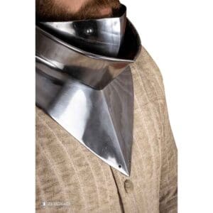 16th Century Articulated Gorget with Bevor - Polished