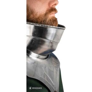15th Century Articulated Gorget with Bevor - Polished
