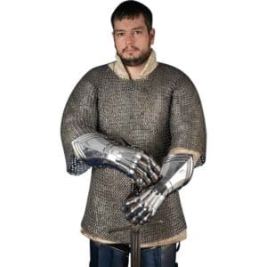 Gothic Steel Gauntlets - Polished