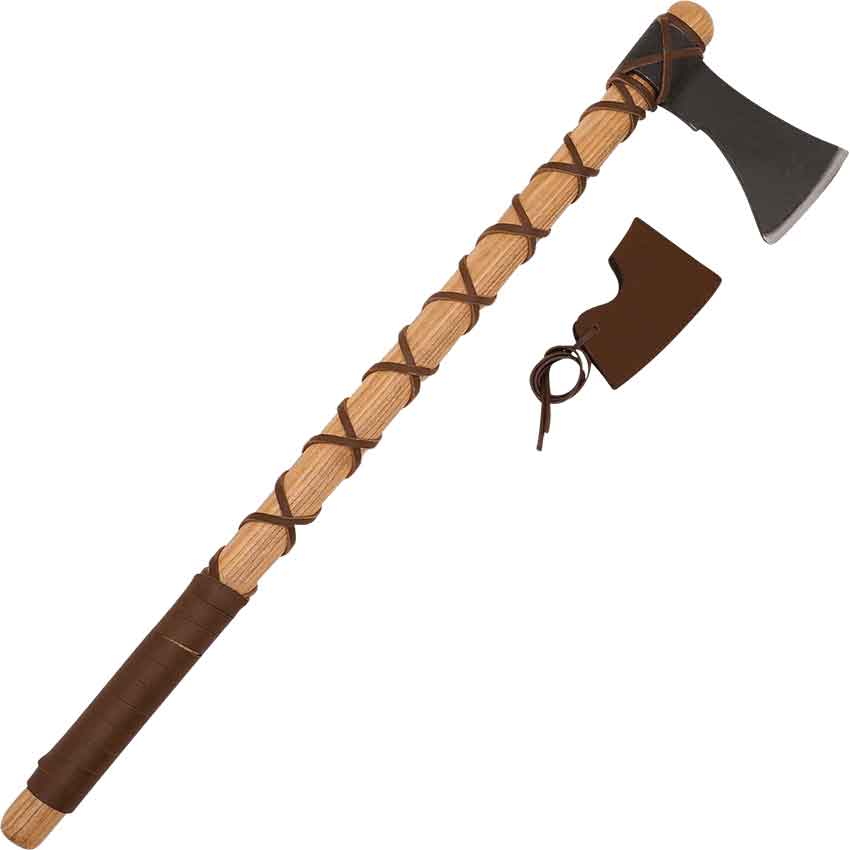 Viking Warrior Axe - Light Hardwood Handle