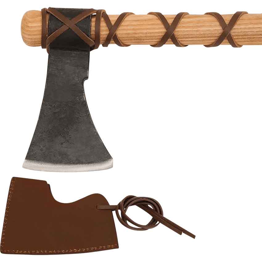 Viking Warrior Axe - Light Hardwood Handle