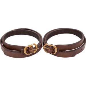 Medieval Leather Leg Garters