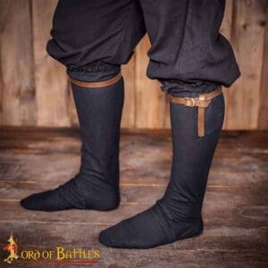 Medieval Leather Leg Garters
