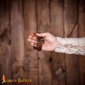 Medieval Leather Leg Garters