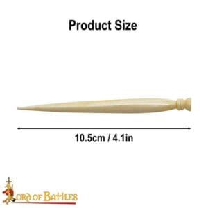 Hand Carved Bone Viking Hair Pin