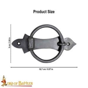 Round Iron Medieval Door Knocker