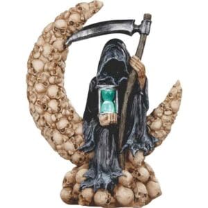 Grim Reaper on Moon Statue