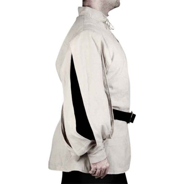 Medieval Landsknecht Shirt with Slashed Sleeves