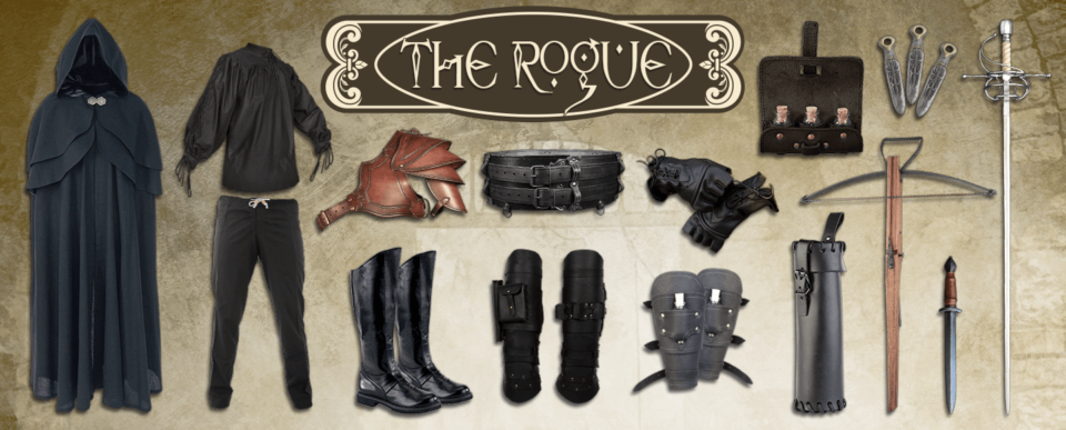 Outfit for the Rogue, one of the Dungeons & Dragons character classes 