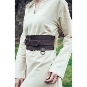 Ingrid Wide Viking Belt - Dark Brown