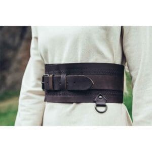 Ingrid Wide Viking Belt - Dark Brown