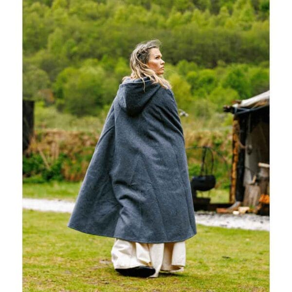 Marie Viking Cloak - Grey