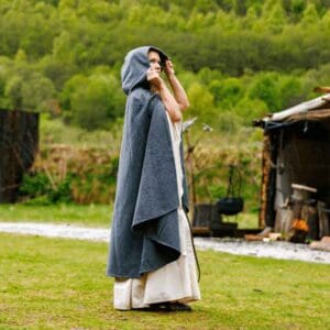 Marie Viking Cloak - Grey