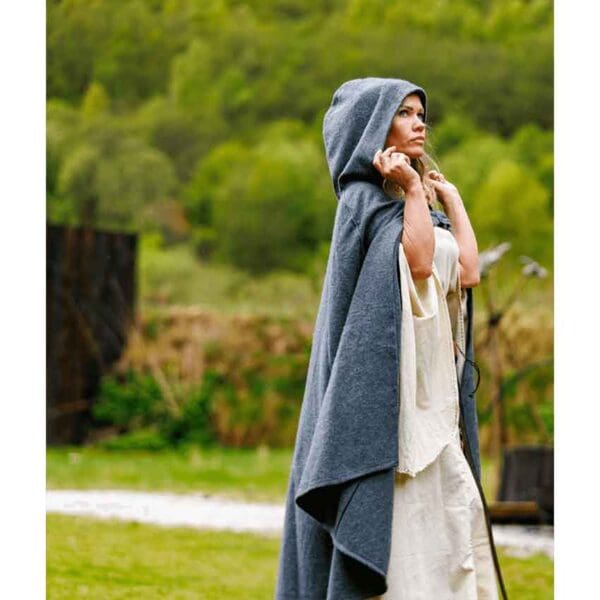 Marie Viking Cloak - Grey