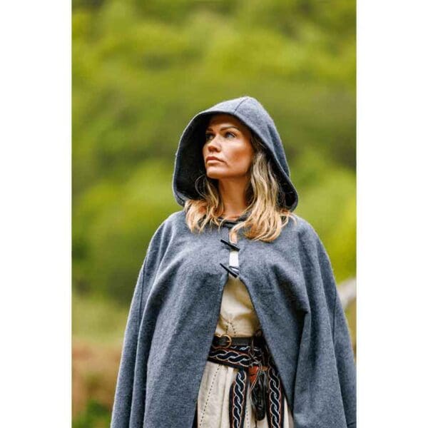 Marie Viking Cloak - Grey