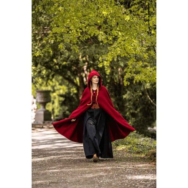 Marie Viking Cloak - Red