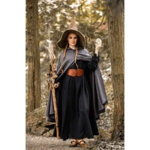 Lady Heidi Medieval Cloak - Grey