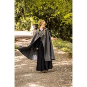 Lady Heidi Medieval Cloak - Grey