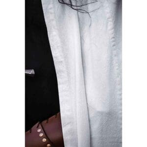 Gunnar Medieval Cotton Cloak - White