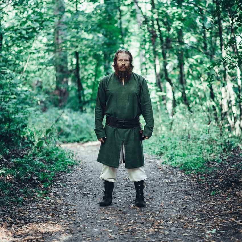 Lennart Long Sleeve Viking Tunic - Green