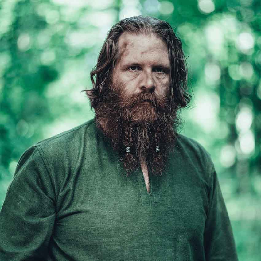 Lennart Long Sleeve Viking Tunic - Green