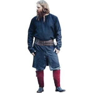 Lennart Long Sleeve Viking Tunic - Black