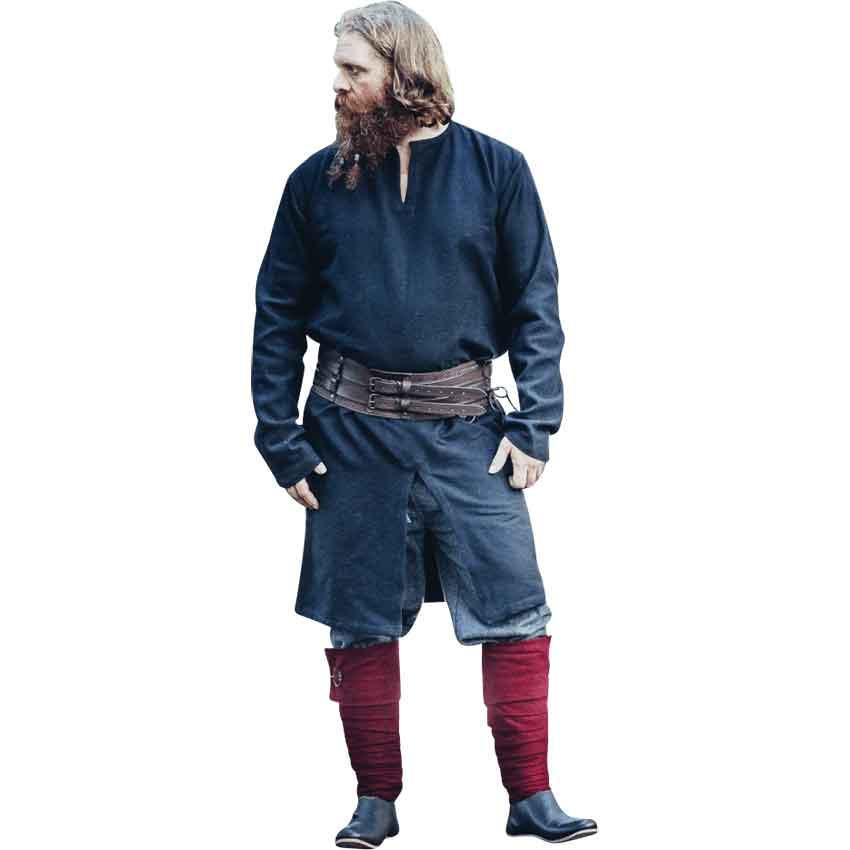 Lennart Long Sleeve Viking Tunic - Black