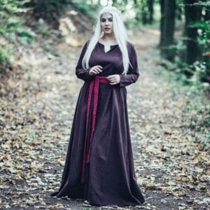 Medieval Cotton Tie Belt - Red